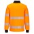Portwest PW326 Hi-Vis 1/4 Zip Unisex Reflective Sweatshirt (Orange/Black)