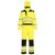 Portwest PW355 Hi-Vis Waterproof Breathable Rain Coveralls with Knee Pad Pockets (Yellow/Black)