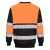 Portwest PW376 Unisex Hi-Vis Reflective Sweatshirt (Orange/Black)