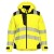 Portwest PW389 Hi-Vis Women's Breathable Waterproof Rain Jacket (Yellow/Black)