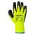 Portwest A143 Thermal Winter Latex Foam Coat Yellow and Black Gloves
