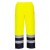 Portwest S598 Hi-Vis Padded Waterproof Winter Work Trousers (Yellow/Navy)