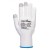 Portwest A118 White/Grey PVC Dotted Touchscreen Gloves (12 Pairs)