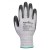 Portwest A124 Grey/Black PU Palm-Coated Grip Gloves (12 Pairs)