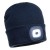 Portwest B029 Navy Beanie with Rechargeable LED Light