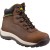 Delta Plus Saga Water-Resistant Anti-Static Heat-Resistant Brown Leather Safety Boots