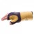 Impacto 704-20 Leather-Backed Fingerless Gloves with Wrist Supports