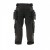 Mascot Advanced Water-Repellent 3/4 Work Trousers with Holster and Knee Pad Pockets (Black)