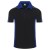 Orn Workwear Avocet Moisture-Wicking Two-Tone Polo Shirt (Black/Royal Blue)