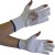UCi Knitted Partial-Fingerless White Nylon Gloves NLNW-3F