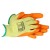 Portwest A150 Latex Palm Grip Orange Gloves