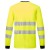 Portwest PW221 PW2 Hi-Vis Long Sleeve T-Shirt (Yellow/Black)