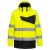 Portwest PW265 PW2 Hi-Vis Waterproof Rain Jacket (Yellow/Black)