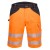 Portwest PW348 Reinforced Hi-Vis Black and Orange Shorts