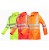 Sioen 198A Monoray Orange Lightweight Hi-Vis Rain Jacket