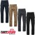 TuffStuff 711 Pro Triple-Stitched Black Work Trousers with Knee Pad Pockets (Extra Long)