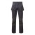 TuffStuff 715 Grey Proflex Slim-Fit Work Trousers with Knee Pad Pockets (Extra Long)