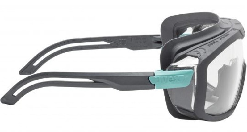 Side on View of Uvex i-Guard Sealed Glasses