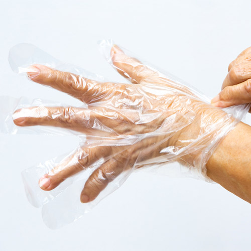 Polythene Gloves