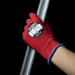 Traffi Reusable Red Gloves