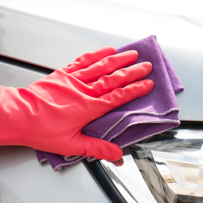 Red Disposable Gloves