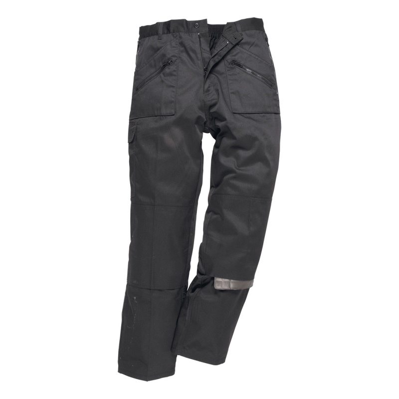 ortwest C3887 Black Thermal Lined Action Trousers