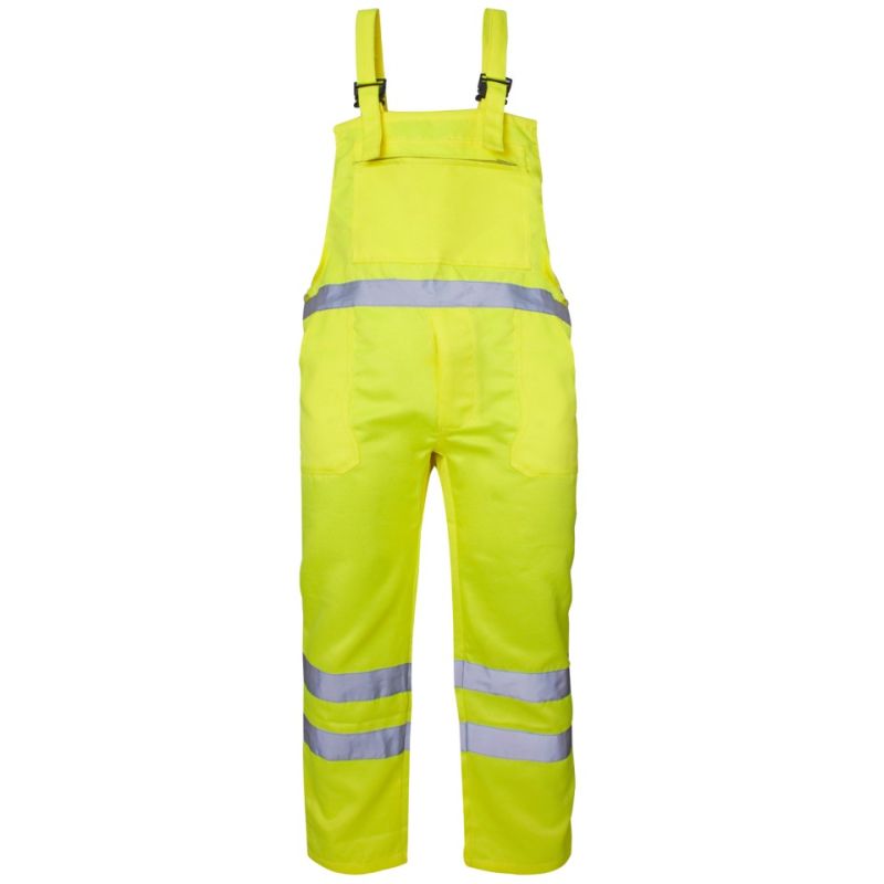 Supertouch Hi-Vis Polycotton Bib Trousers 