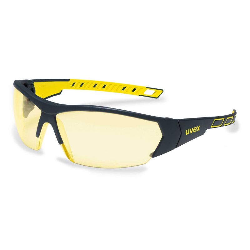Uvex Safety Glasses with Amber Lenses