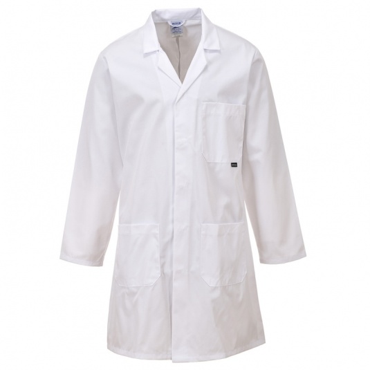 Portwest C852 Standard Engineering White Lab Coats (Pack of 12)