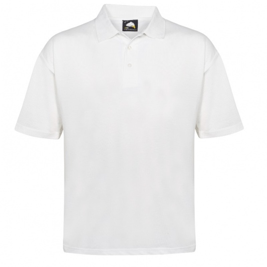 Orn Clothing 1130 Raven Polo Work Shirt (White)