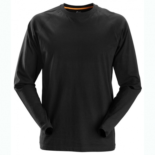 Snickers 2410 AllRoundWork Black Long Sleeved T-Shirt