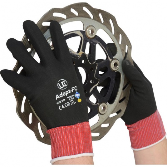 UCi Adept FC NFT Nitrile-Coated Grip Gloves