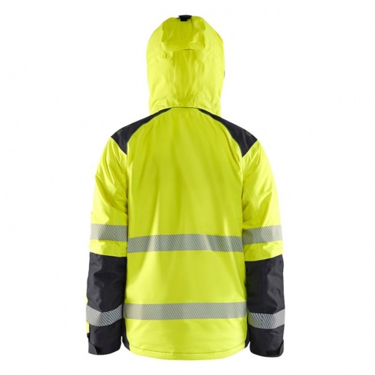 Men's Hi Vis Rain Jacket, Class High Visibility Rain Gear For Men