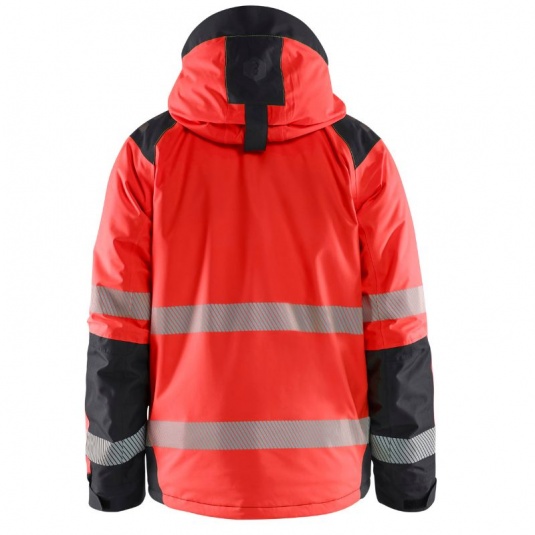 Blakläder 406418115599XL Size X-Large Cl.3 "High Vis" Jacket - Red/Black