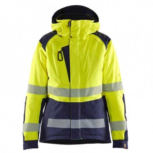 Blaklader 4456 Hi-Vis Jacket (Orange/Navy) - Workwear.co.uk