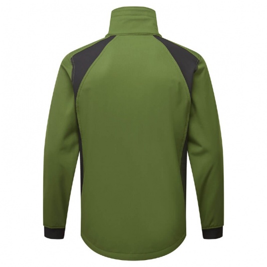 Portwest CD870 Eco Softshell Jacket (Green) - Workwear.co.uk