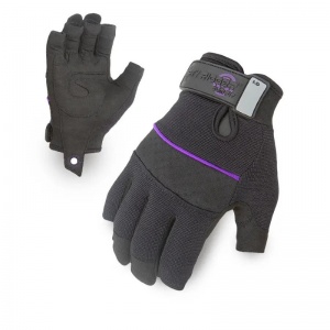 Dirty Rigger SlimFit Flexible Fingerless Rigging Gloves for Small Hands
