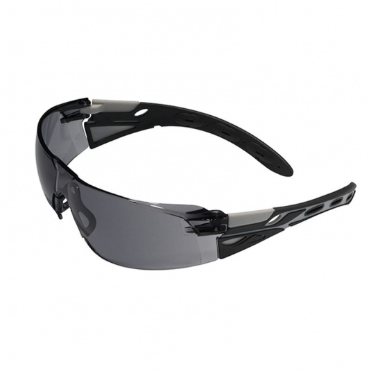 JSP Eiger Grey Frame Smoke Lens Safety Glasses