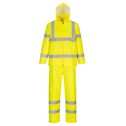 Portwest H448 Hi-Vis Yellow Packaway Rainsuit