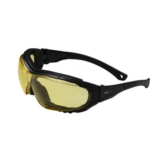 JSP Explorer 2 Amber Tinted Anti-Fog/Scratch Safety Glasses