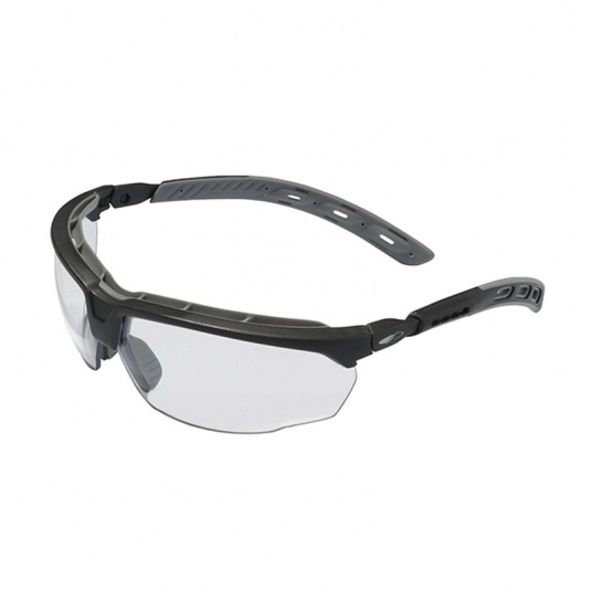 JSP Master Grey Frame Clear Lens Safety Glasses