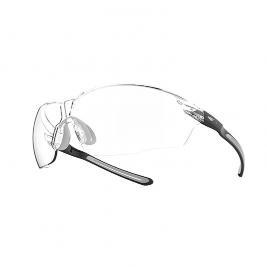 JSP Onex Black and Grey Wraparound Safety Glasses