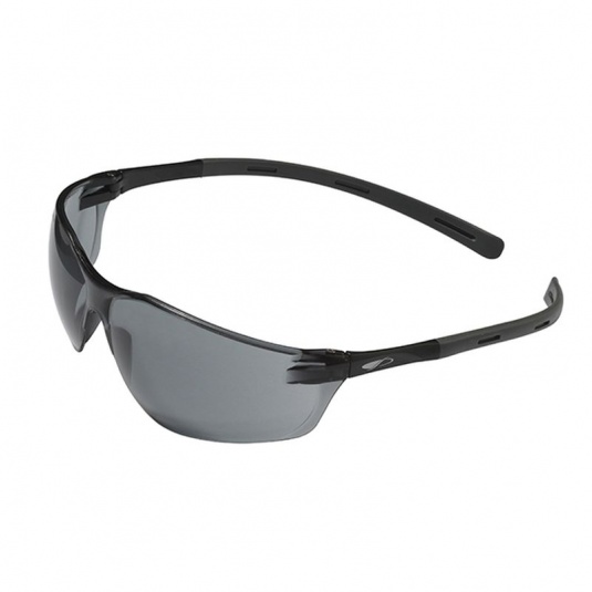 JSP Rigi Black Slimline Smoke Lens Safety Glasses