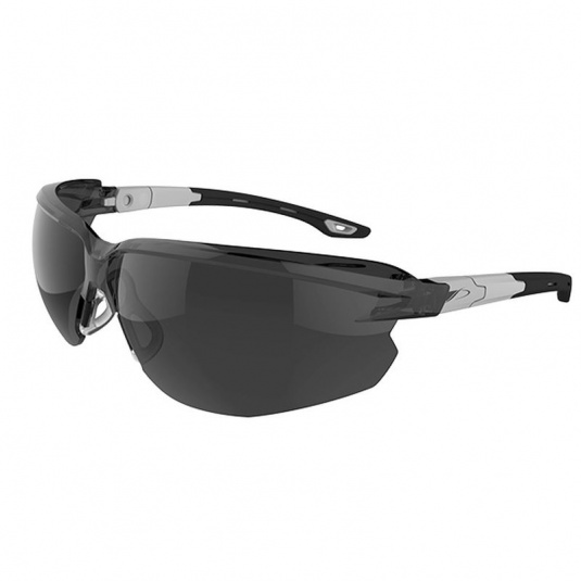 JSP Seez Black-Grey Smoke Tinted Safety Glasses