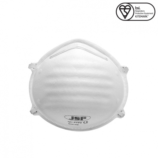 JSP FFP2 Mouldable Disposable Dust Mask Workwear.co.uk