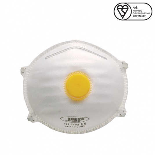 JSP FFP2 Moulded Disposable Respirator Mask Workwear.co.uk
