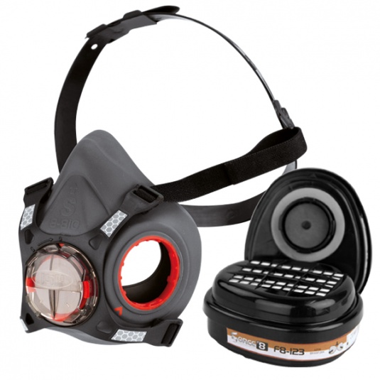 JSP Force 8 Half Mask Respirator with A2P3 Filters