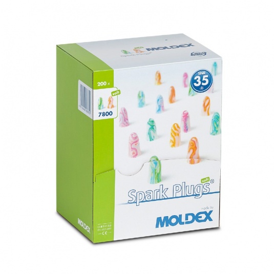 Moldex 7800 Spark Plugs Ear Plugs (Box of 200 Pairs)