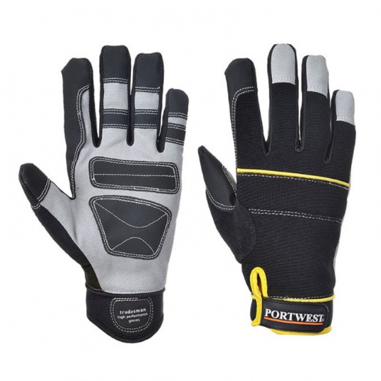 Portwest A710BK Heavy-Duty Leather Gloves