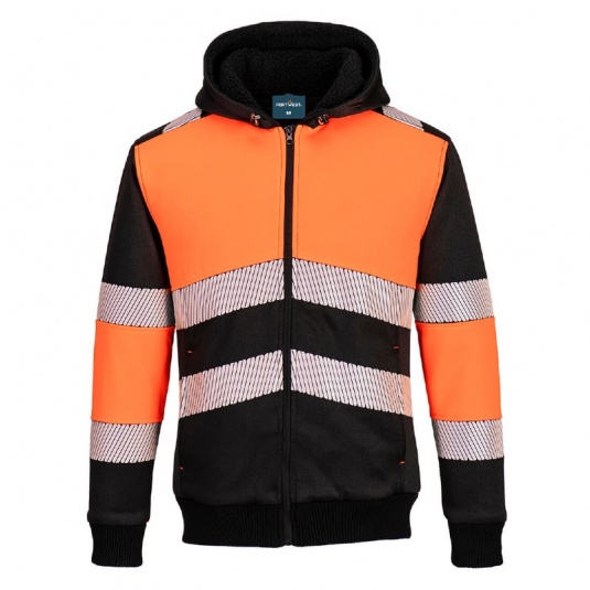 Portwest PW377 Hi-Vis Work Hoodie (Orange) - Workwear.co.uk